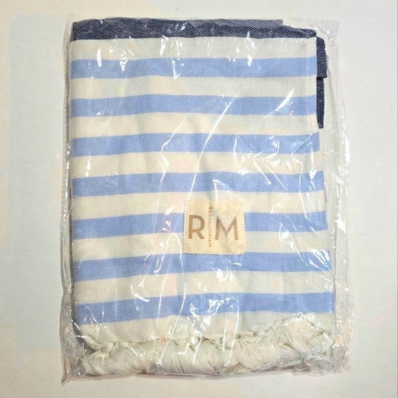 RACHEL MIRIAM Positano Turkish Style Towel Sea Blue Large‎ Luxurious Beach Pool - Picture 2 of 8